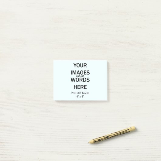Faites-le vous-même - Post-it® Notes 4" x 3" (Sur un bureau)