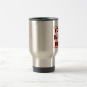 Faites-lui vous-même la tasse inoxydable faite sur (Centre)