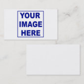 Faites-lui vous-même le carte de visite classique (Devant / Derrière)