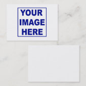 Faites-lui vous-même les cartes de visite faits (Devant / Derrière)