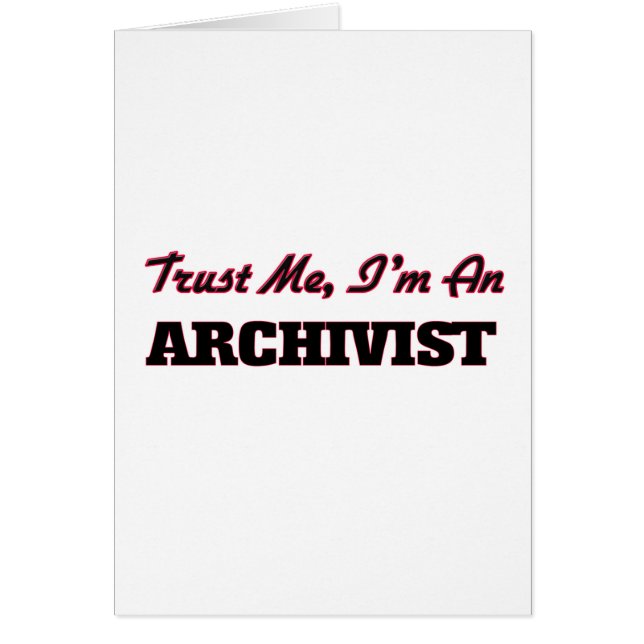 Faites-moi confiance je suis un archiviste (Devant)