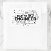 Faites-moi confiance Je suis un Sticker Ingénieur (Sac)