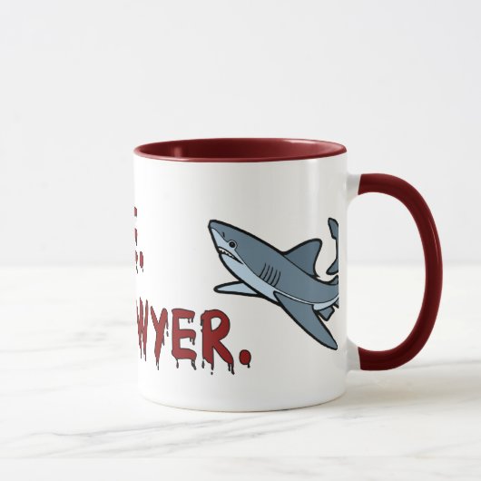Faites-moi confiance je suis une tasse de requin (Droite)