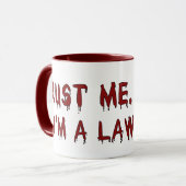 Faites-moi confiance je suis une tasse de requin (Devant gauche)