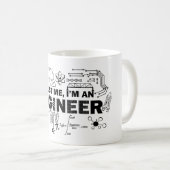 Faites-moi confiance je suis une tasse d'ingénieur (Devant droit)