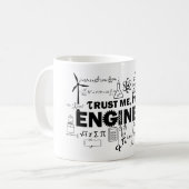Faites-moi confiance je suis une tasse d'ingénieur (Devant gauche)