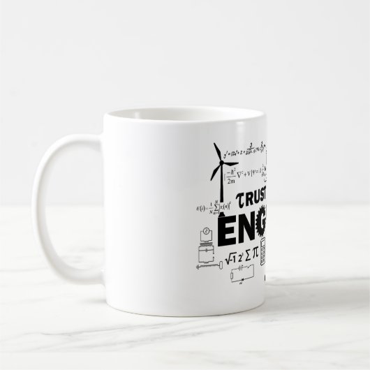 Faites-moi confiance je suis une tasse d'ingénieur (Gauche)
