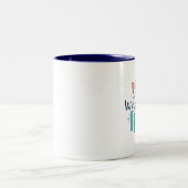 Faites moins avec plus de citation ciblée Mug (Centre)