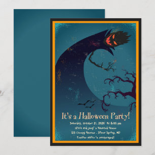 Faites peur à une fête Invitation de la fête d'Hal