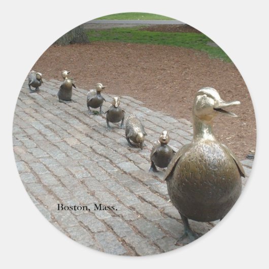 Faites place aux petits canards ! Autocollant (Devant)
