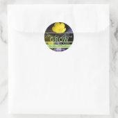 Faites pousser l'amour Stickers Tournesol (Sac)