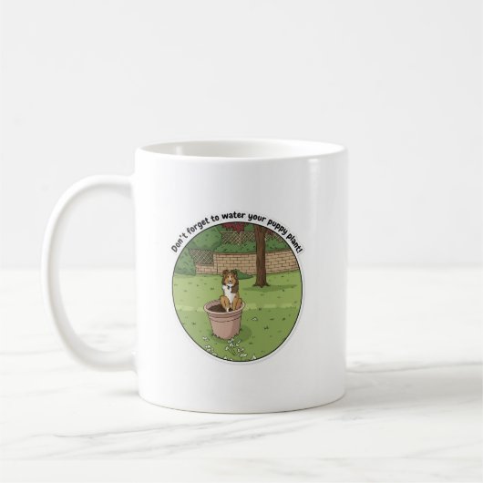 Faites pousser une tasse sheltie (Gauche)