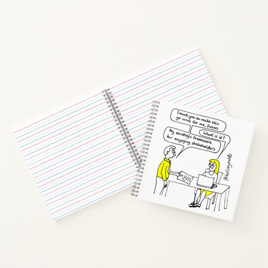 'Faites que ça devienne viral pour moi' carnet (Intérieur)