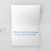 Faites savoir que je vous aime Carte (Intérieur)