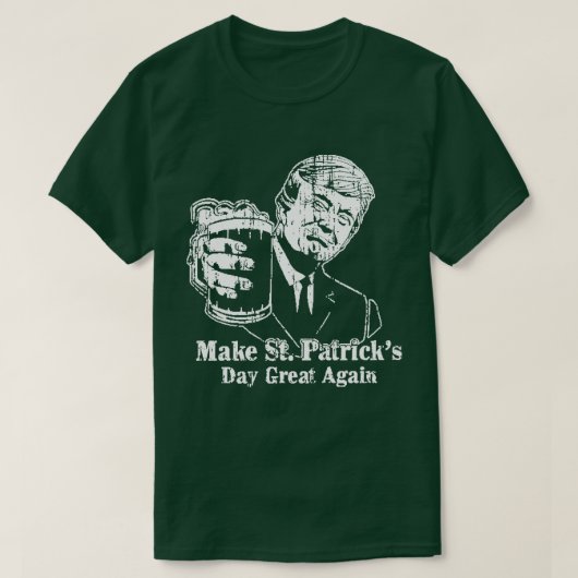 Faites T-shirt irlandais du jour de St Patrick le (Design devant)