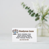 Faites tout Carte de visite Handyman (Debout devant)