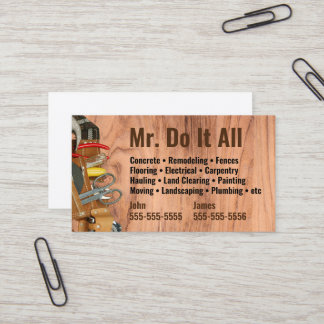 Faites tout Carte de visite Handyman