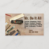Faites tout Carte de visite Handyman (Devant)