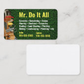 Faites tout Carte de visite Handyman (Devant / Derrière)