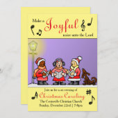 Faites un bruit joyeux - Invitation à la covoitura (Devant / Derrière)