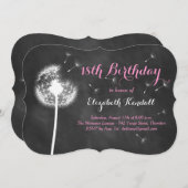 Faites un souhait ! 18ème Invitation (Devant / Derrière)