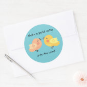 Faites un Sticker pour petits oiseaux de bruit joy (Enveloppe)