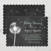 Faites un voeu ! Invitation à la douche de couple  (Devant / Derrière)