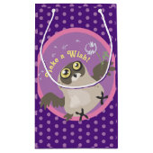 Faites un voeu ! Petit sac cadeau de hibou (Dos)