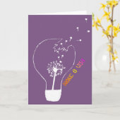 Faites une Carte d'Anniversaire Souhaite. Dandelio (Fleur jaune)