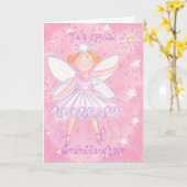 Faites une carte d'anniversaire "Special Grandgirl (Fleur jaune)