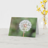 Faites une carte de voeux de souhait (le blanc à (Fleur jaune)
