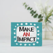 Faites une carte de voeux Impact (Debout devant)