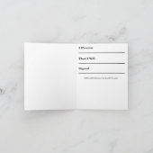 Faites Une Carte De Voeux Promesse Day (Intérieur)