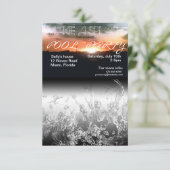 Faites une invitation de réception au bord de la (Debout devant)