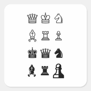 Faites vos propres autocollants d'échecs avec code