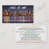 Faites vos propres cartes de visite (Devant / Derrière)