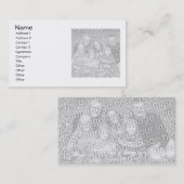 Faites vos propres cartes de visite (Devant / Derrière)