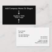 Faites vos propres Cartes de visite (Devant / Derrière)