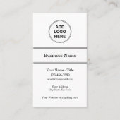 Faites vos propres Cartes de visite de logo (Devant)