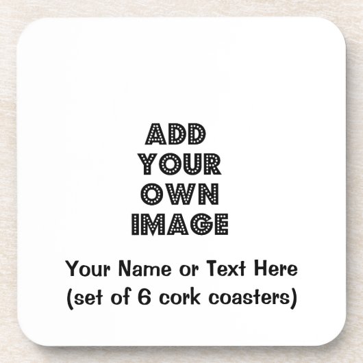 Faites vos propres dessous de verre faits sur (Devant)