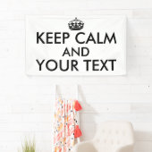 Faites vos propres garder la bannière calme (En situation)