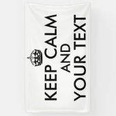 Faites vos propres garder la bannière calme (Vertical)