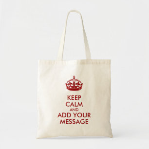 Faites vos propres garder le sac fourre-tout calme