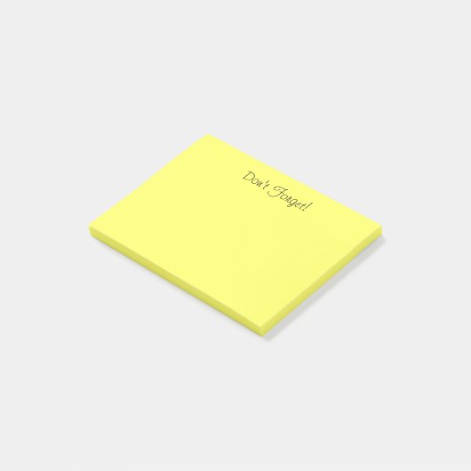 Faites vos propres notes de post-it dans votre (Incliné)