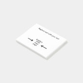 Faites vos propres notes Post-it® (Incliné)