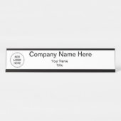 Faites vos propres plaques de nom de bureau (Devant)