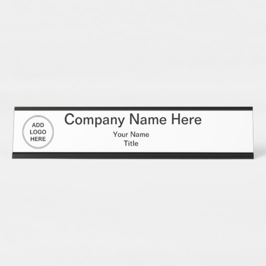 Faites vos propres plaques de nom de bureau (Devant)