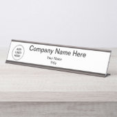 Faites vos propres plaques de nom de bureau (Devant)