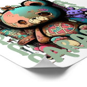 Faites votre maison Cozier avec une affiche d'ours (Coin)