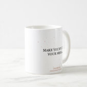 Faites Votre Mess, Votre Message Mug (Devant droit)